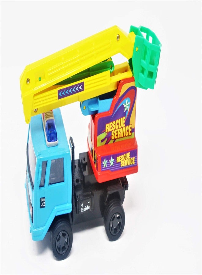 Shinsei Rescue Service is A Finely Crafted Toy with Excellent Use of Links to Lift The 'Cherry Picker', All This in A Mechanical Toy - Image 1